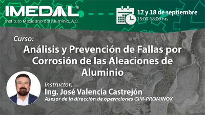 Curso: Análisis y Prevención de Fallas por Corrosión de las Aleaciones de Aluminio 